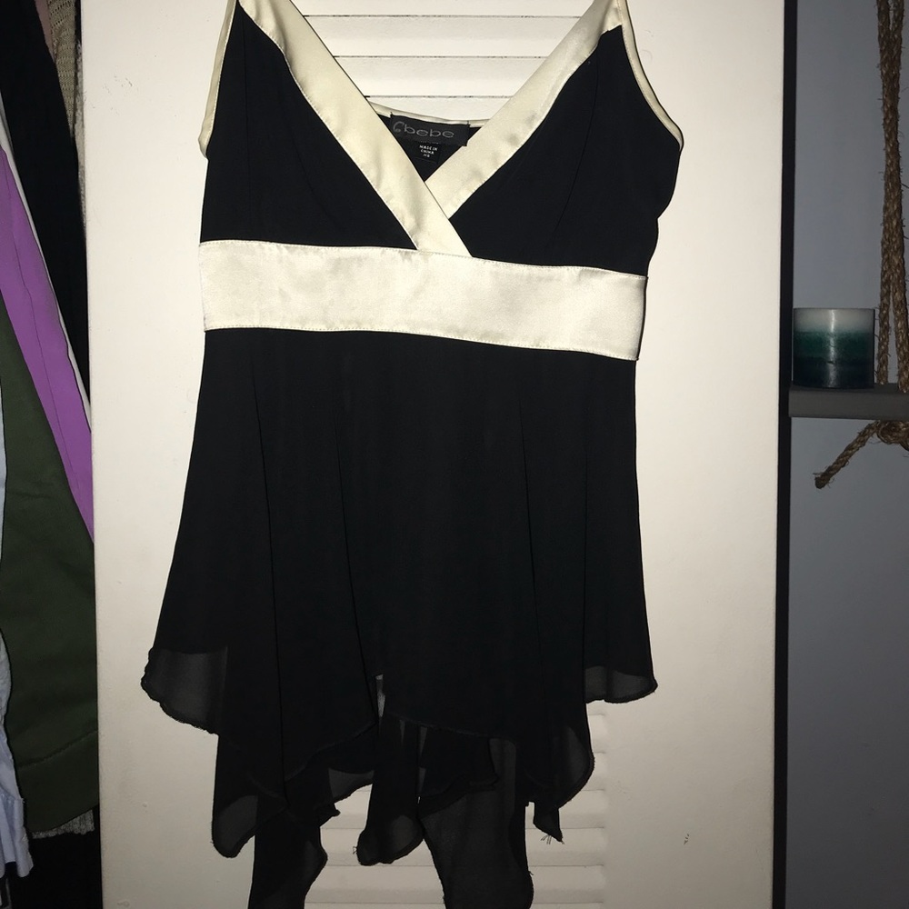 Bebe spaghetti strap top